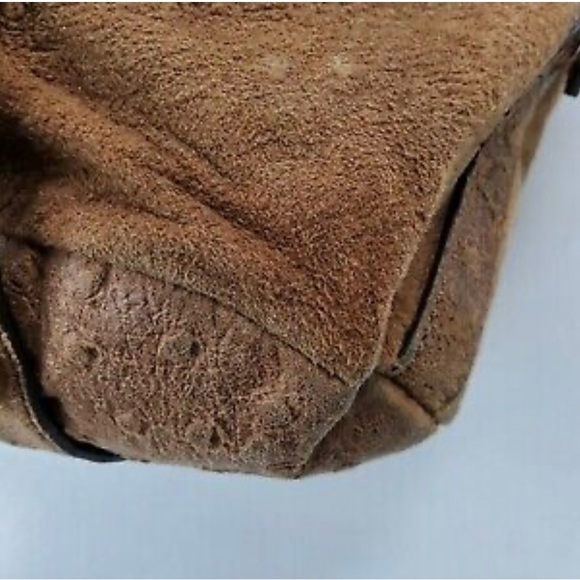 Michael Kors (MK) Distressed Ostrich Handbag - Picture 8 of 9